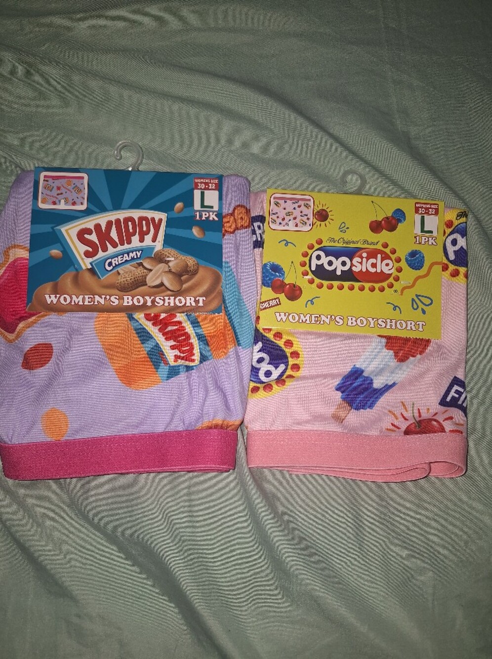 Skippy & Popsicle Women's Boyshorts - Pink & Lavender